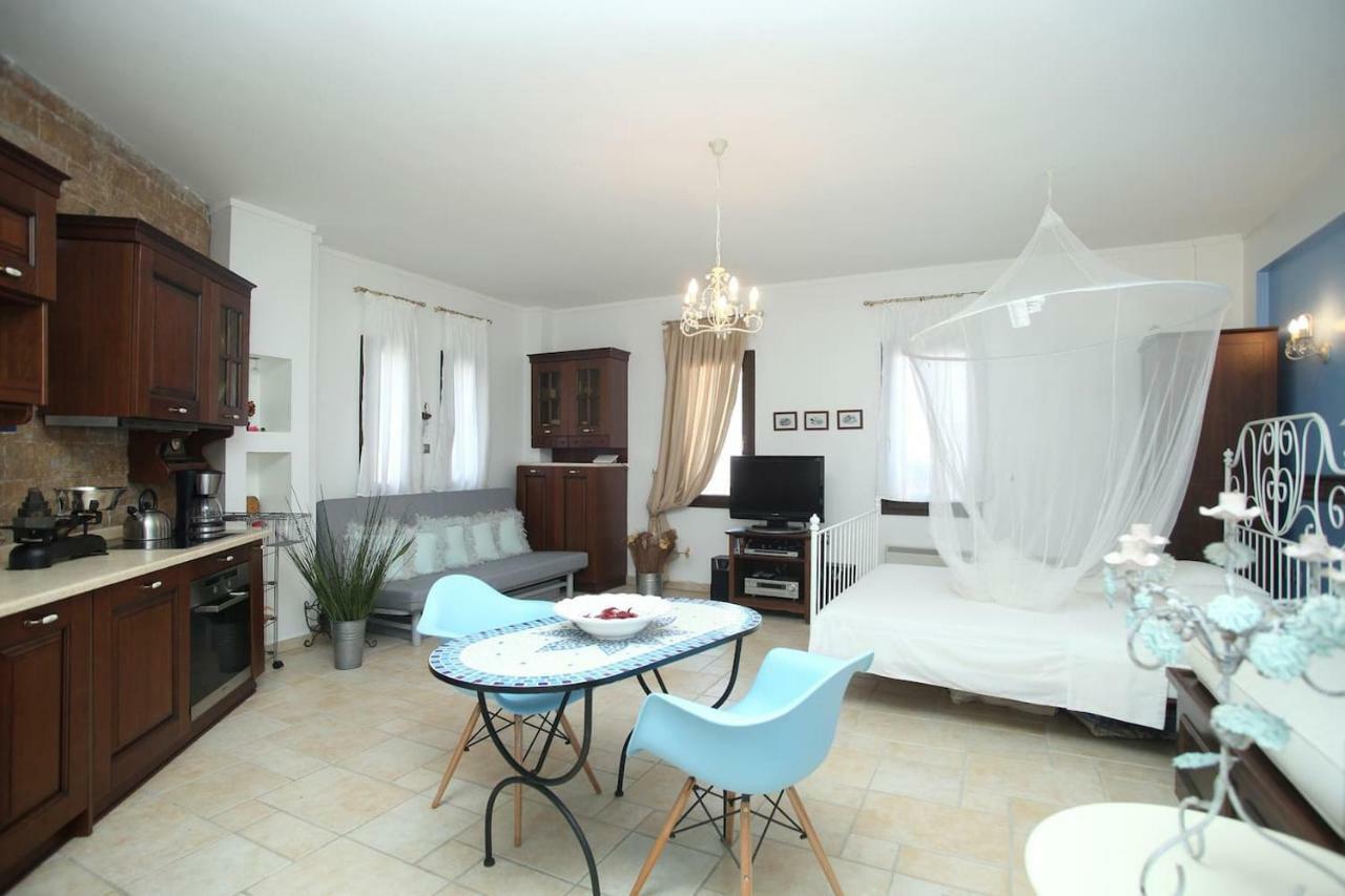 Beautiful Studio in traditional Afytos Halkidiki-UVC sterilized Dış mekan fotoğraf