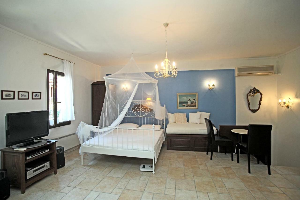 Beautiful Studio in traditional Afytos Halkidiki-UVC sterilized Dış mekan fotoğraf